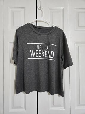 Unknown brand xxl women's gray graphic tee
